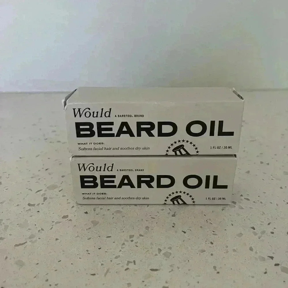 Would Barstool Moisturizing Beard Oil Pack of 2- 1 fl oz NIB